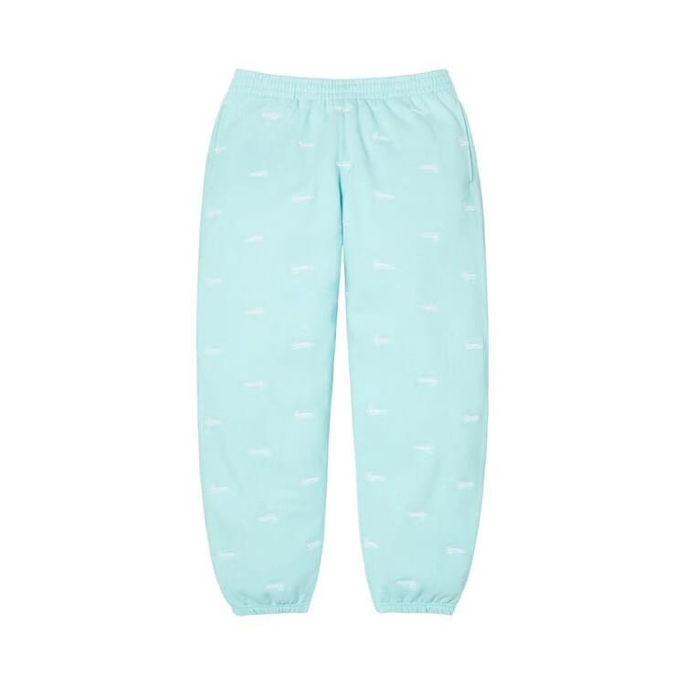 Supreme Repeat Script Sweatpant Aqua
