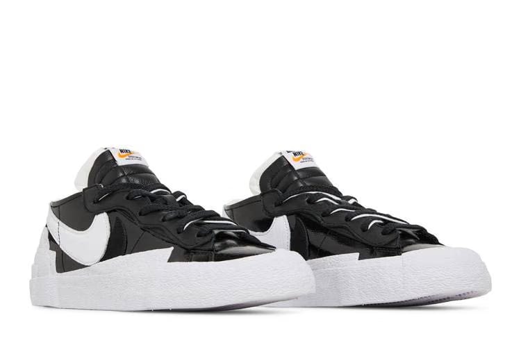 Sacai x Blazer Low Black Patent