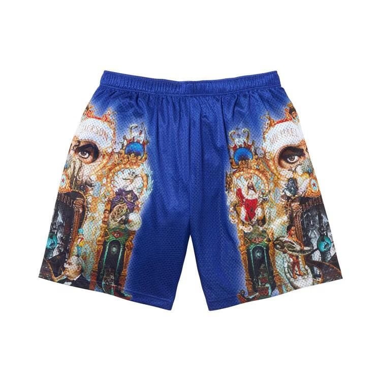 Supreme Michael Jackson Dangerous Mesh Shorts Royal