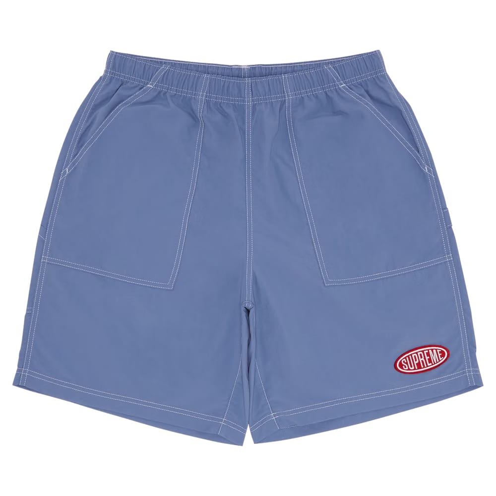 Supreme Nylon Painter Shorts Light Slate