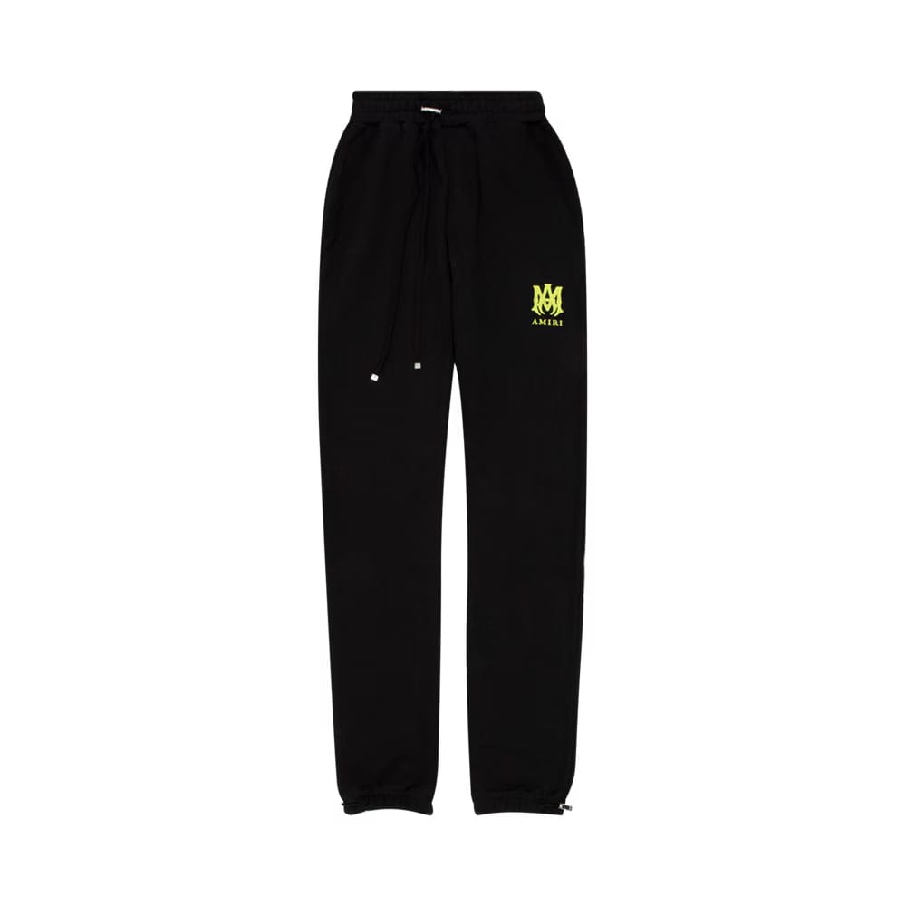 Amiri MA Logo Sweatpant Black/Lime
