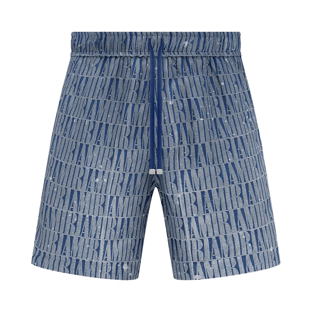 Amiri Gradient Drawstring Shorts Blue