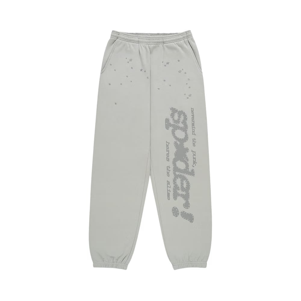 Sp5der Tonal Punk V2 Sweatpant Sport Grey
