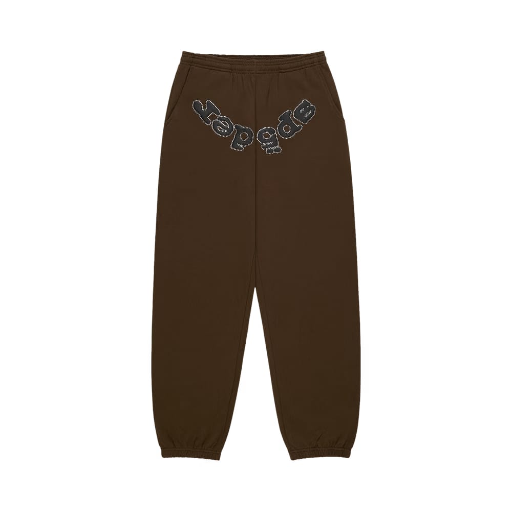 Sp5der Og Logo Sweatpant Brown
