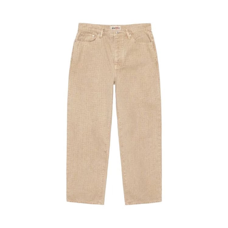 Stussy Big Ol Needlepunch Canvas Jeans Khaki