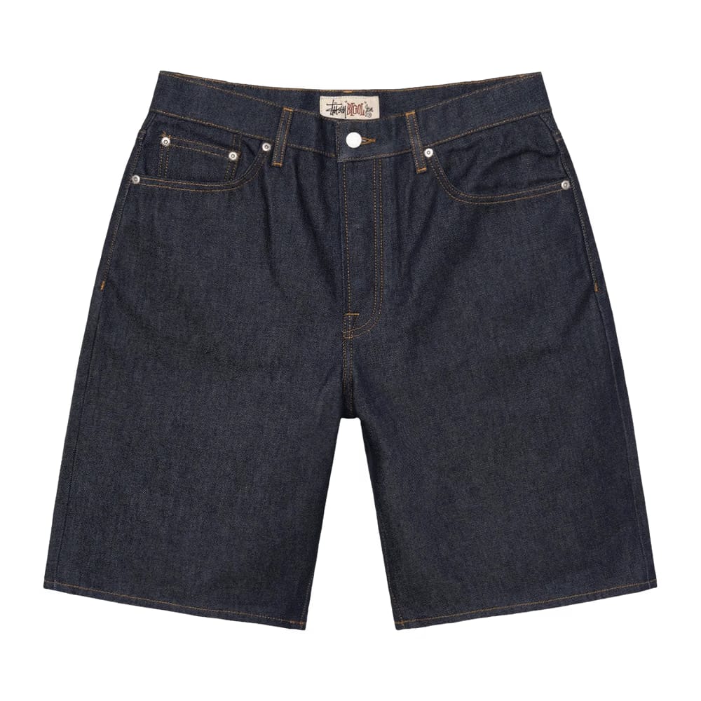 Stussy Sandwash Denim Big Ol' Shorts Raw