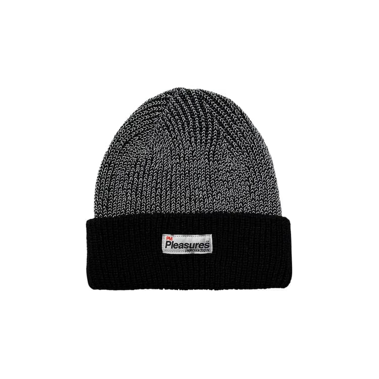 Pleasures Innovation Reflective Beanie Black