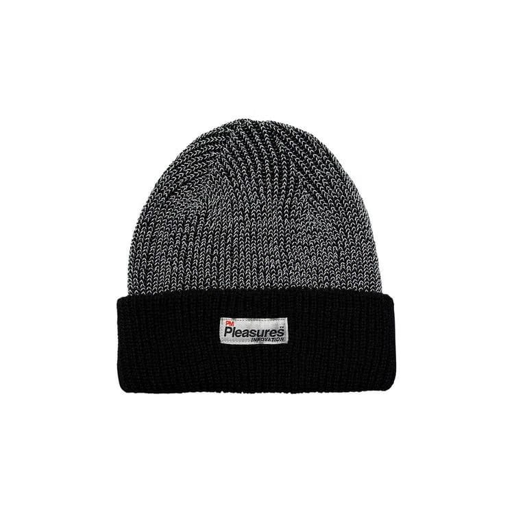 Pleasures Innovation Reflective Beanie Black