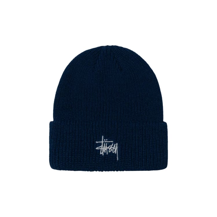 Stussy Basic Cuff Beanie Dark Royal