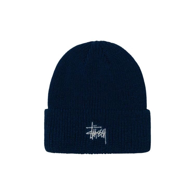 Stussy Basic Cuff Beanie Dark Royal