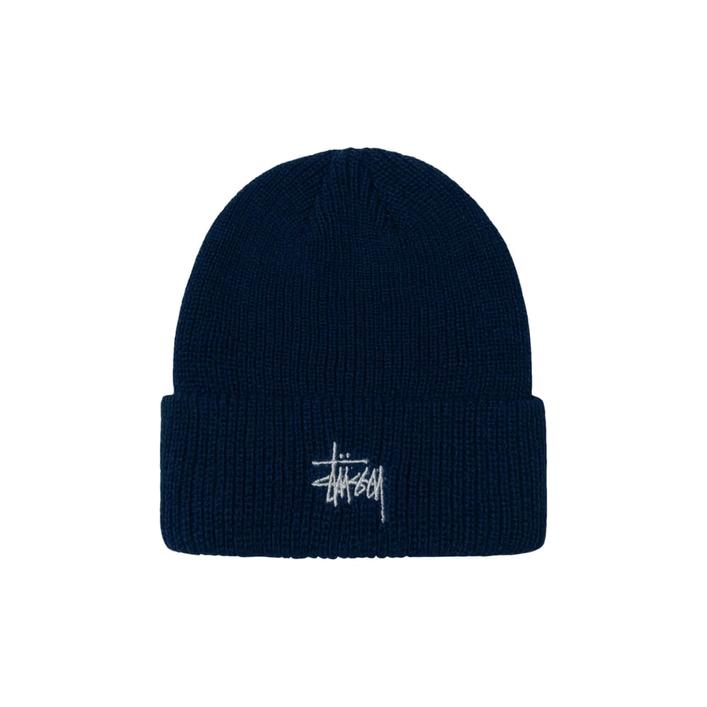 Stussy Basic Cuff Beanie Dark Royal
