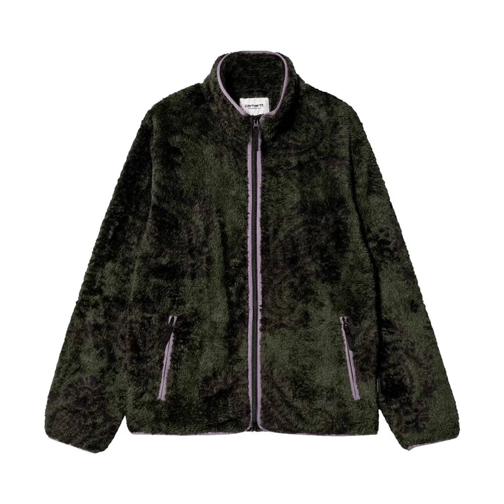 Carhartt WIP Jebson Sweat Jacket Plant/Glassy Purple