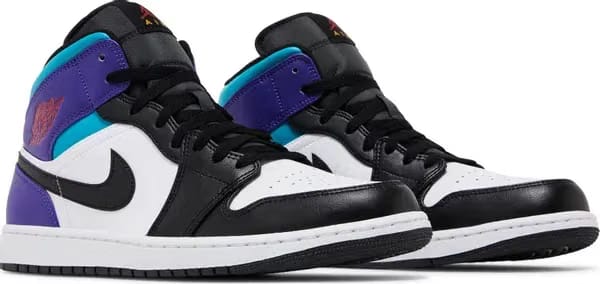Air Jordan 1 Mid Teal Purple/Aquamarine