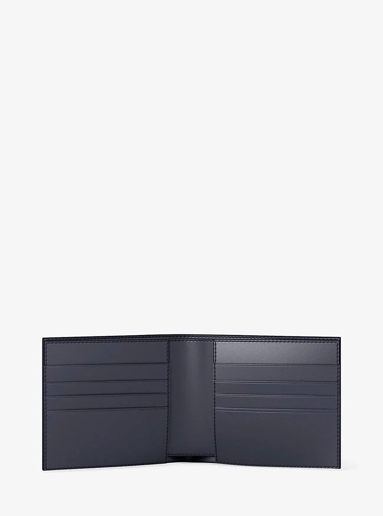 Michael Kors Signature Logo Wallet And Reversible Belt Gift Set Admrl-Plblue