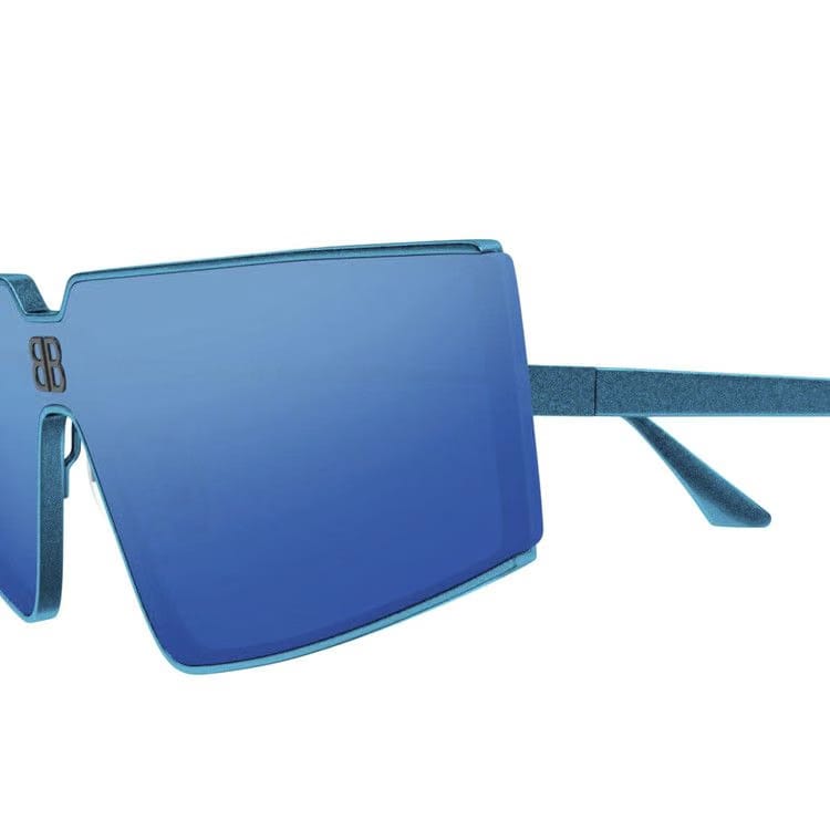 Balenciaga Geometric Sunglasses Light Blue