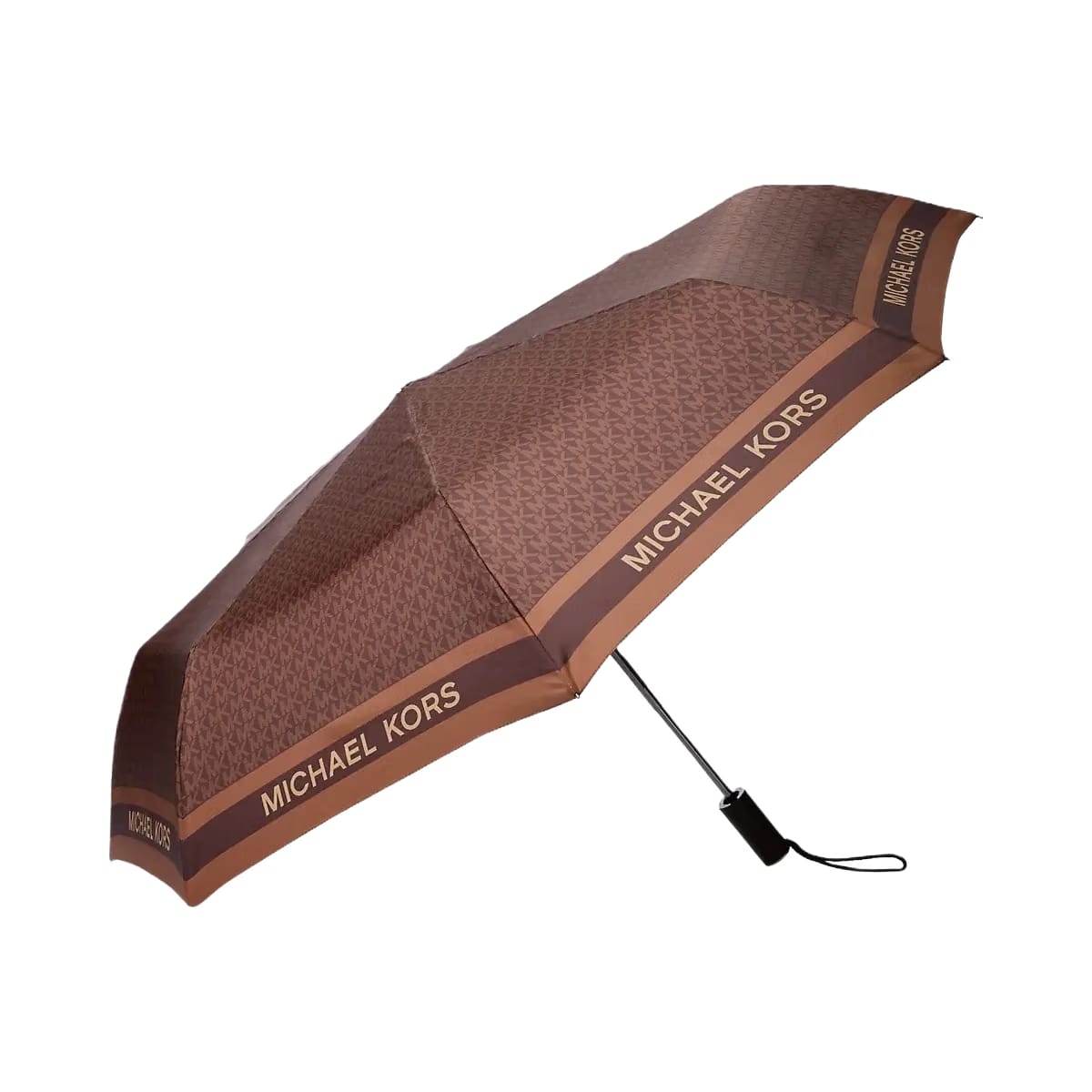 Michael Kors Logo Umbrella Brown