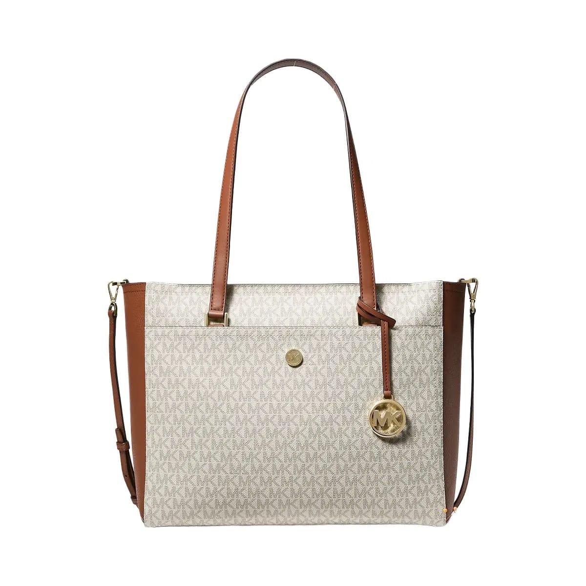 Michael Kors Maisie Large Logo 3-in-1 Tote Bag Vanilla