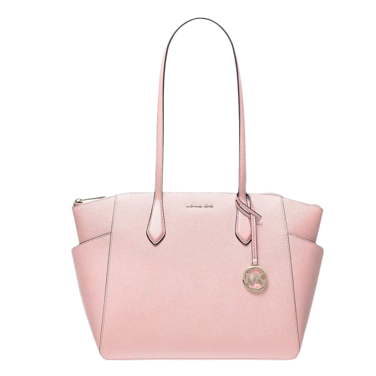 Michael Kors Marilyn Medium Saffiano Leather Tote Bag Powder Blush
