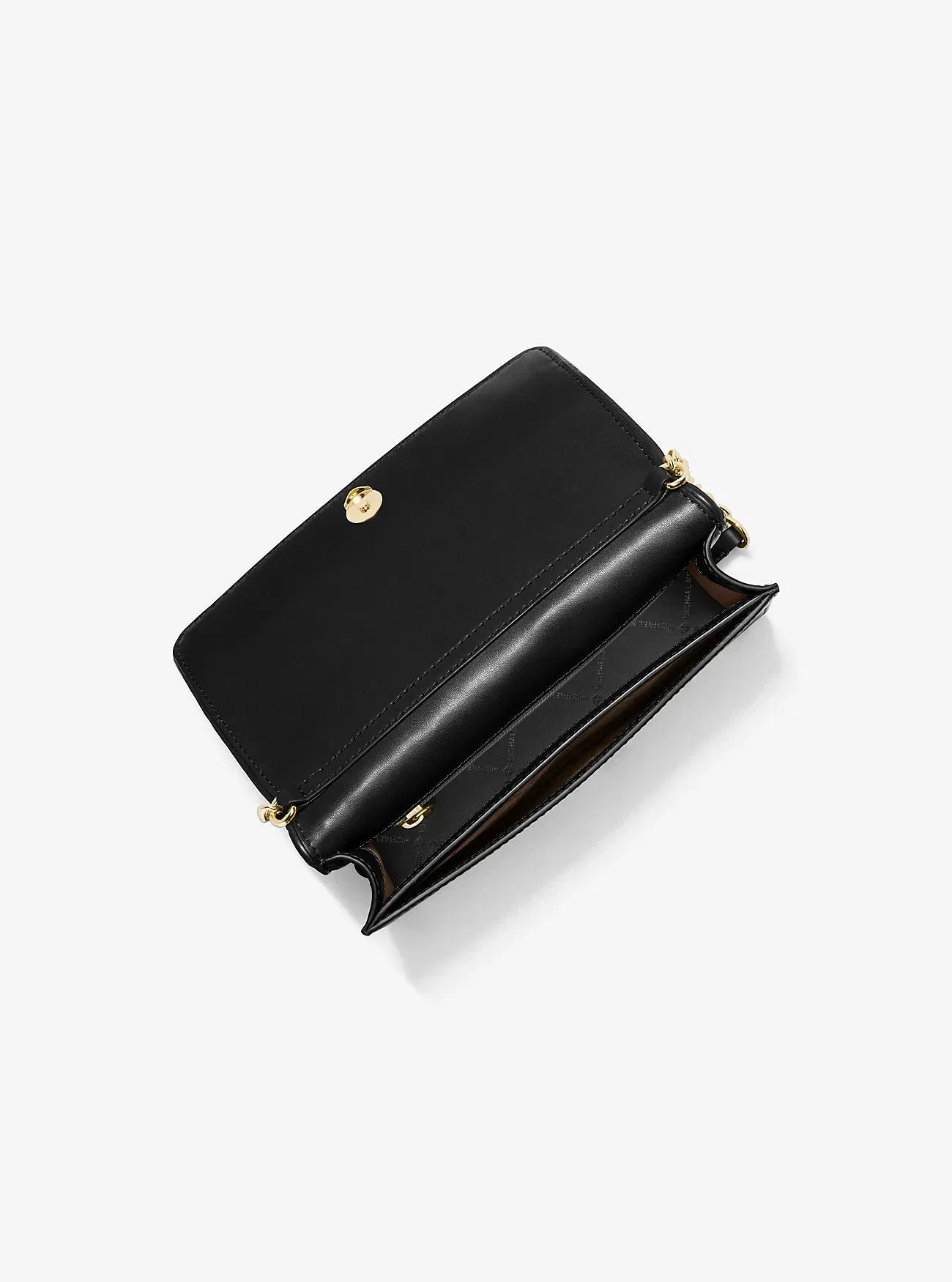 Michael Kors Jet Set Medium Woven Crossbody Bag Black