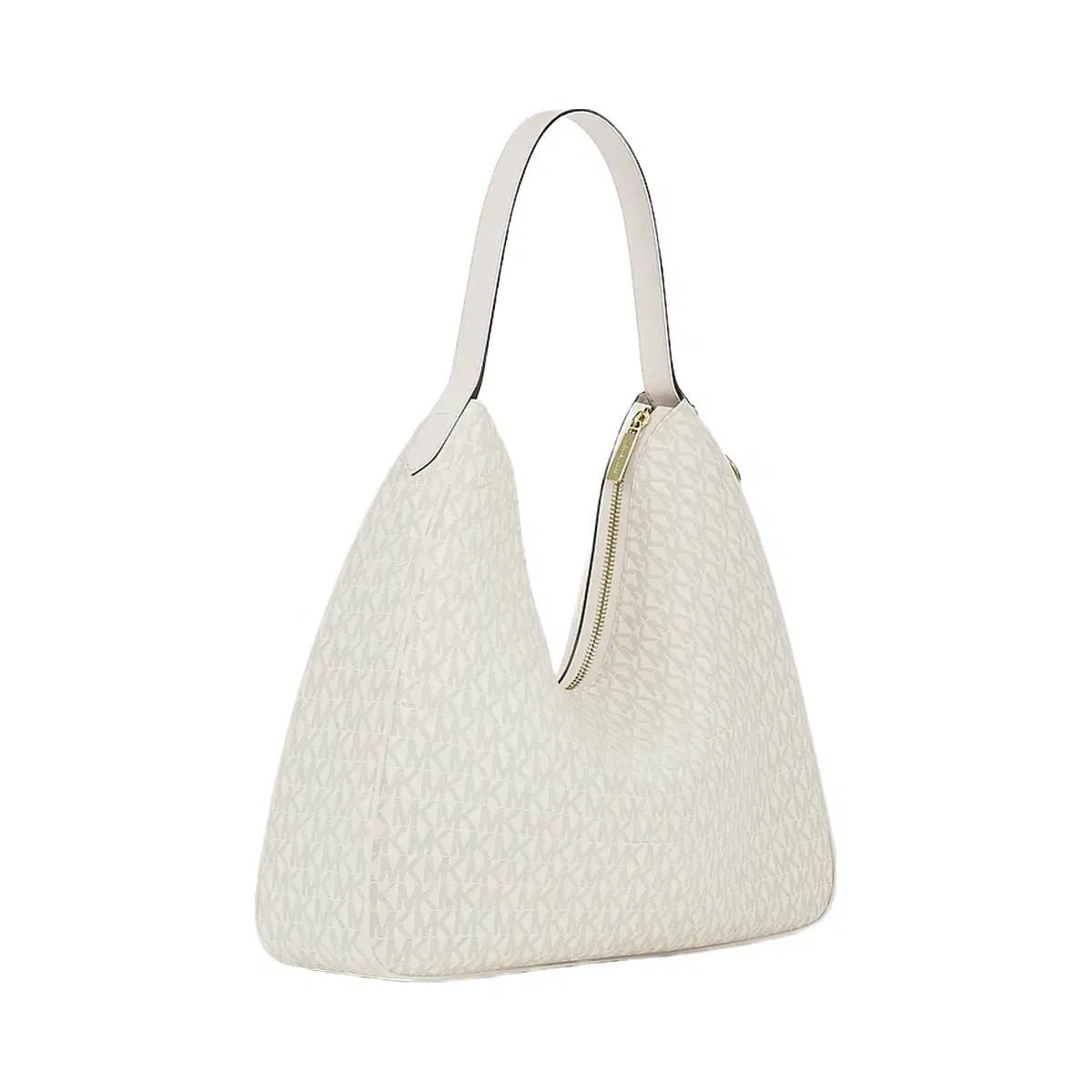 Michael Kors Nayla Medium Signature Logo Shoulder Bag Lt Crm Multi