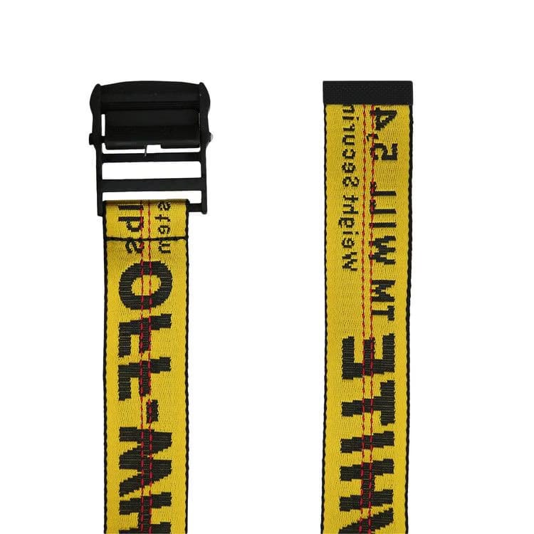 Off-White Tape Industrial Belt Yellow/Black