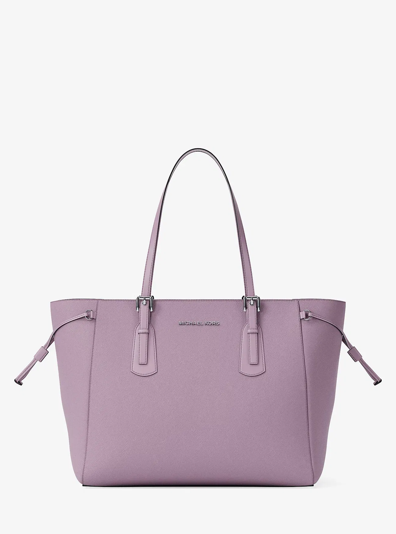 Michael Kors Voyager Large Saffiano Leather Tote Bag Lt Quartz
