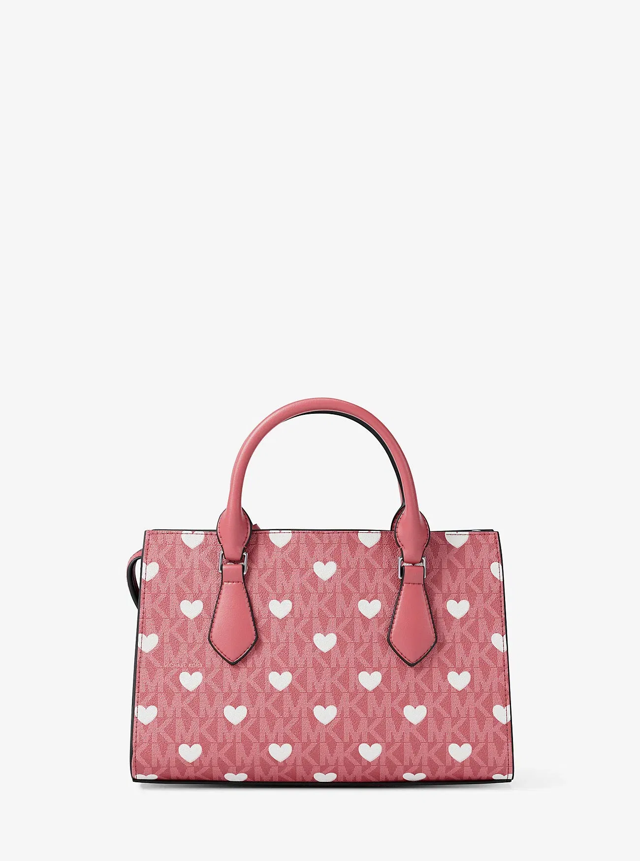 Michael Kors Sheila Small Embellished Signature Logo Satchel Hibiscus