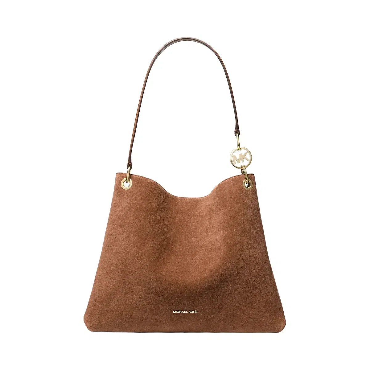 Michael Kors Christina Large Suede Shoulder Bag Luggage
