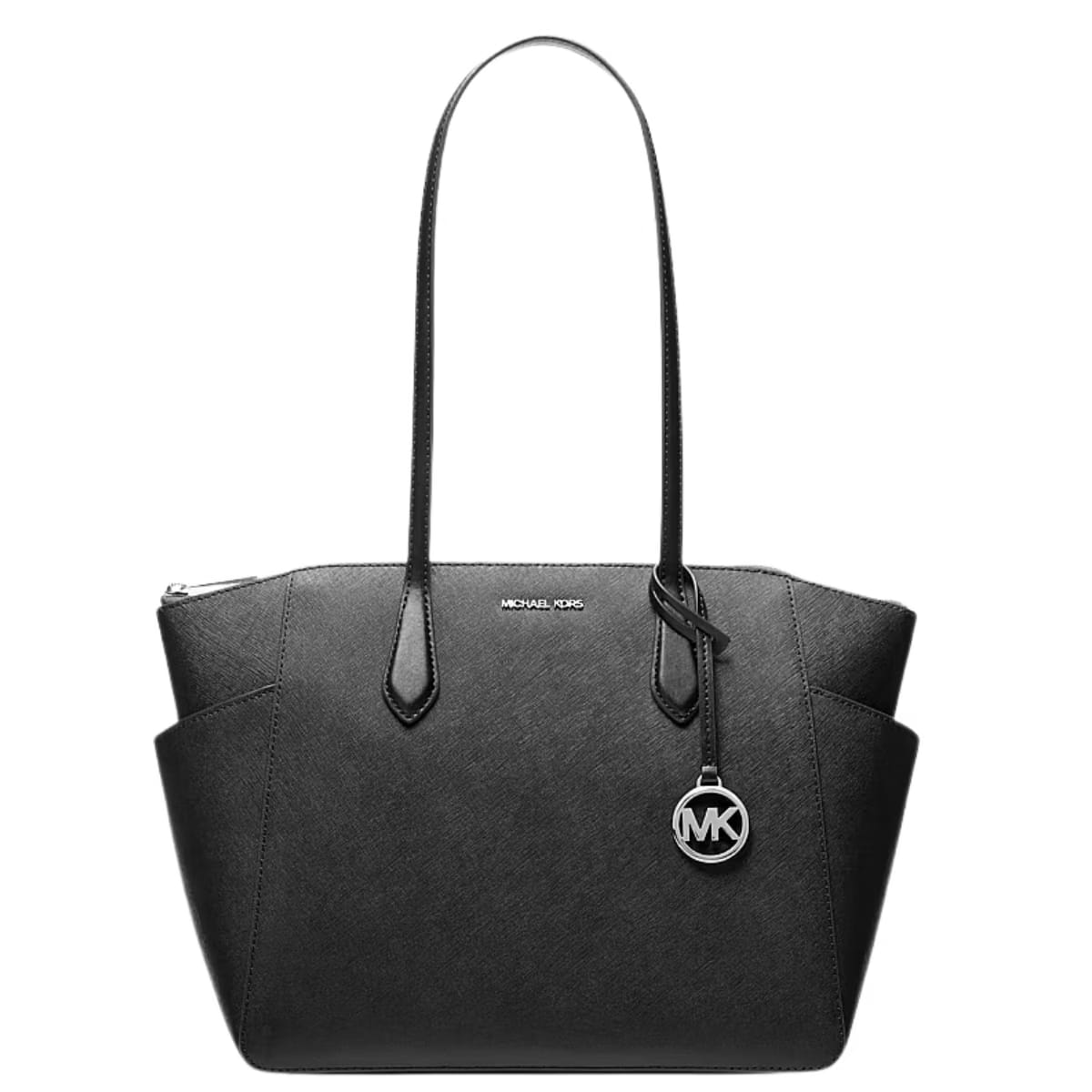 Michael Kors Marilyn Medium Saffiano Leather Tote Bag Black
