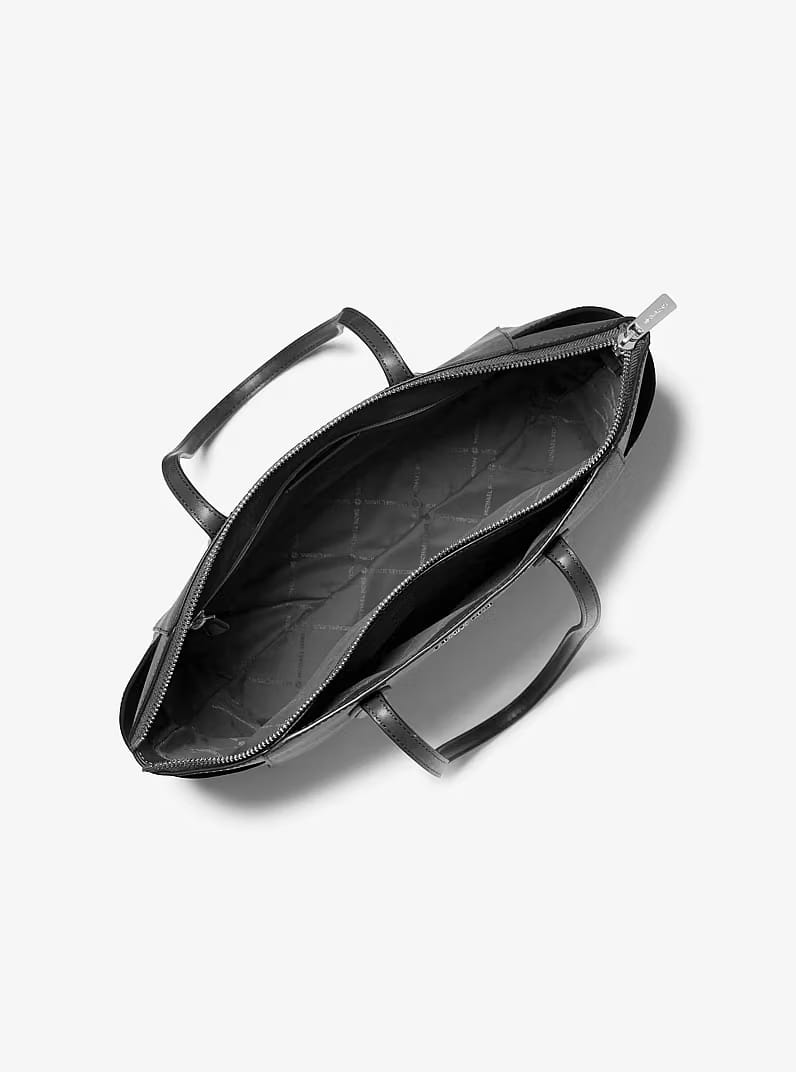Michael Kors Marilyn Medium Saffiano Leather Tote Bag Black
