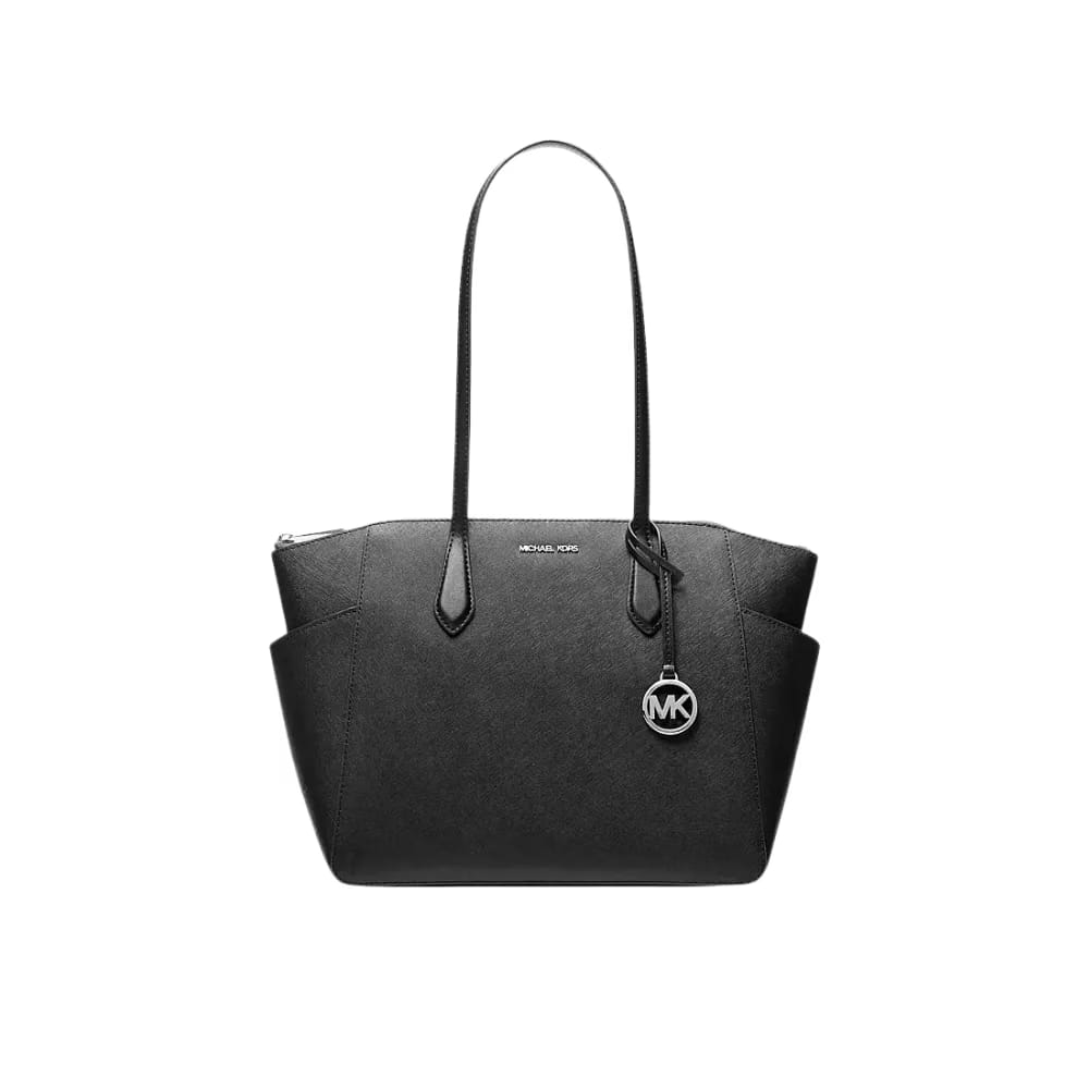 Michael Kors Marilyn Medium Saffiano Leather Tote Bag Black