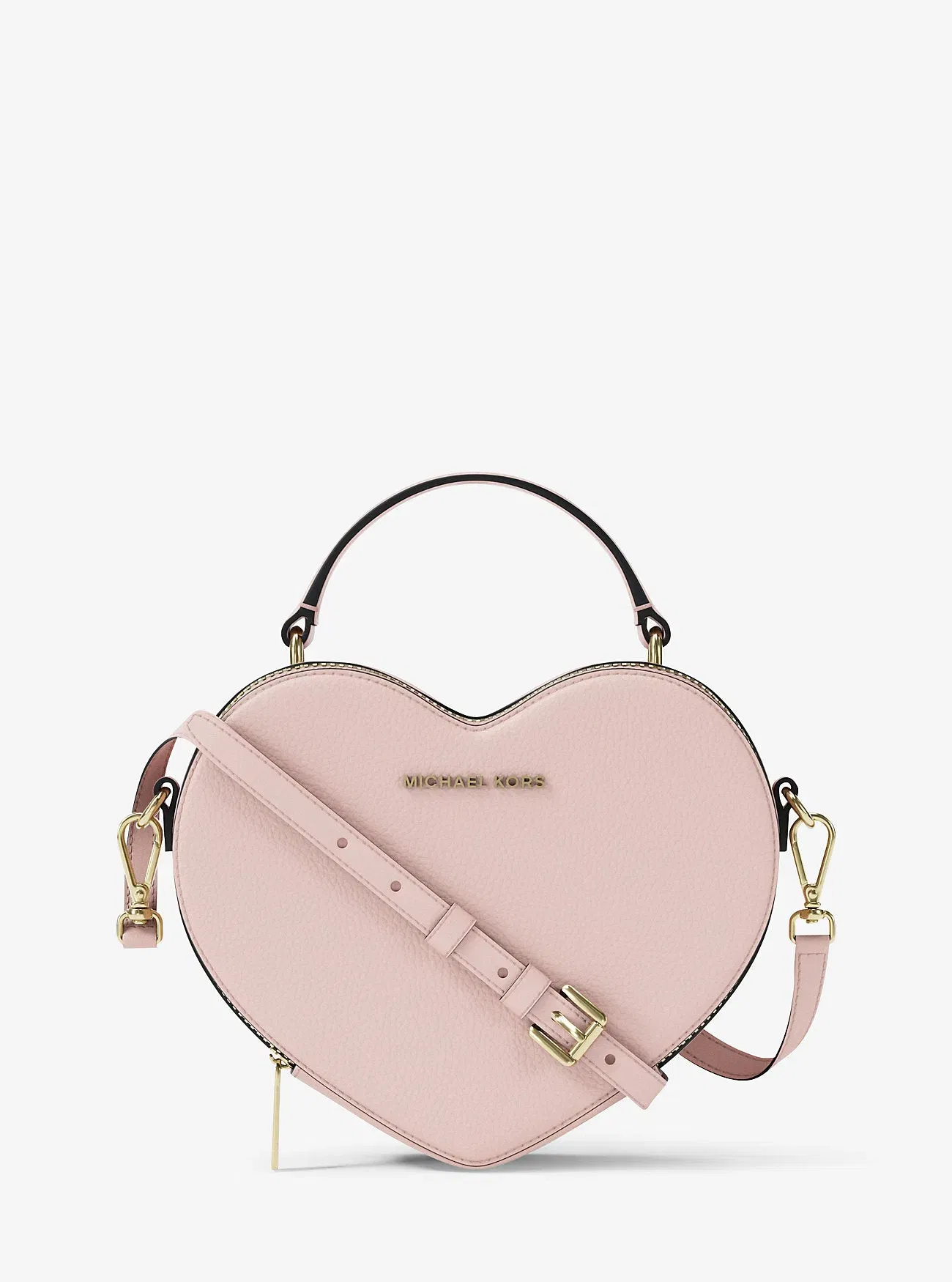 Michael Kors Jet Set Small Heart Crossbody Bag Powder Blush