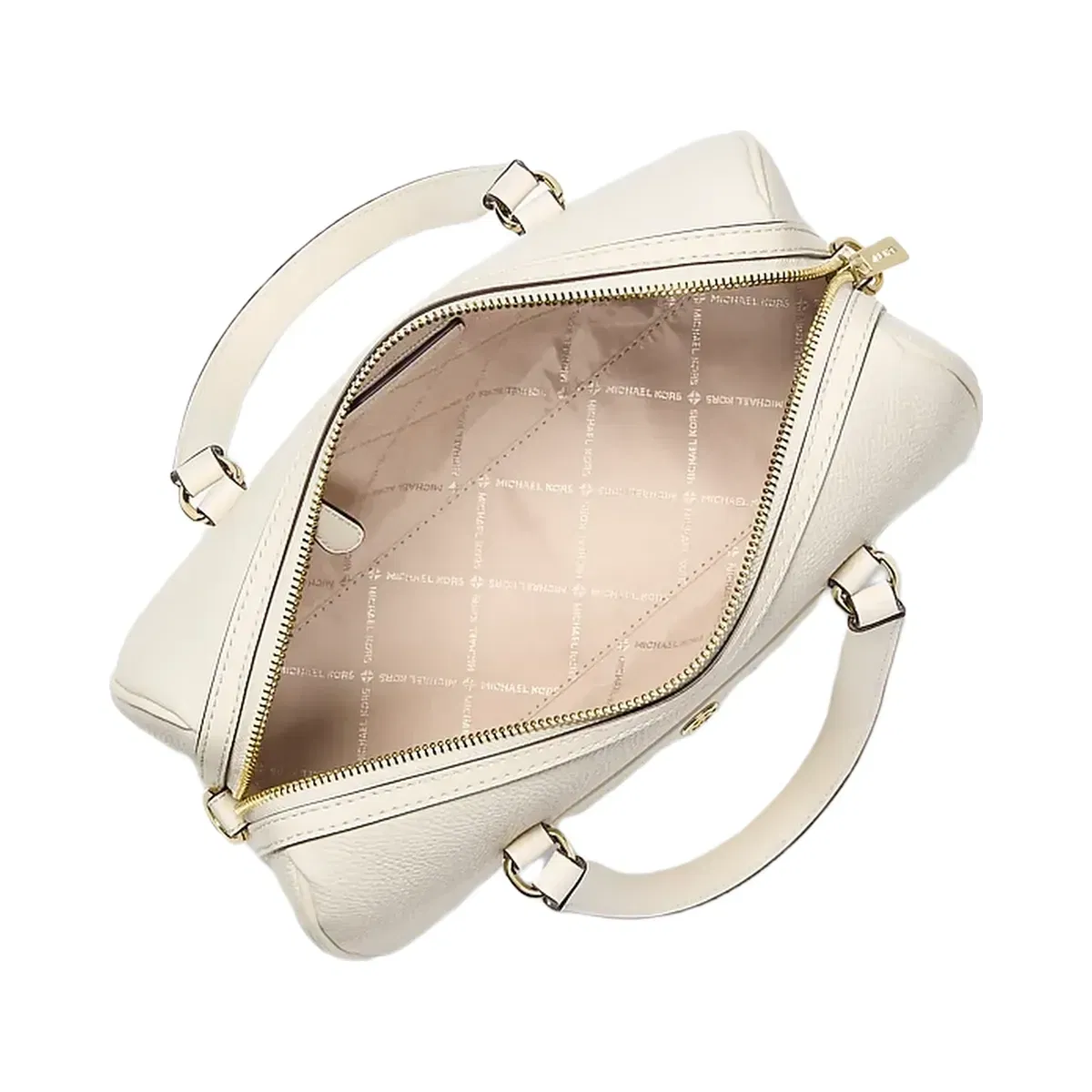 Michael Kors Jet Set Medium Satchel Lt Cream