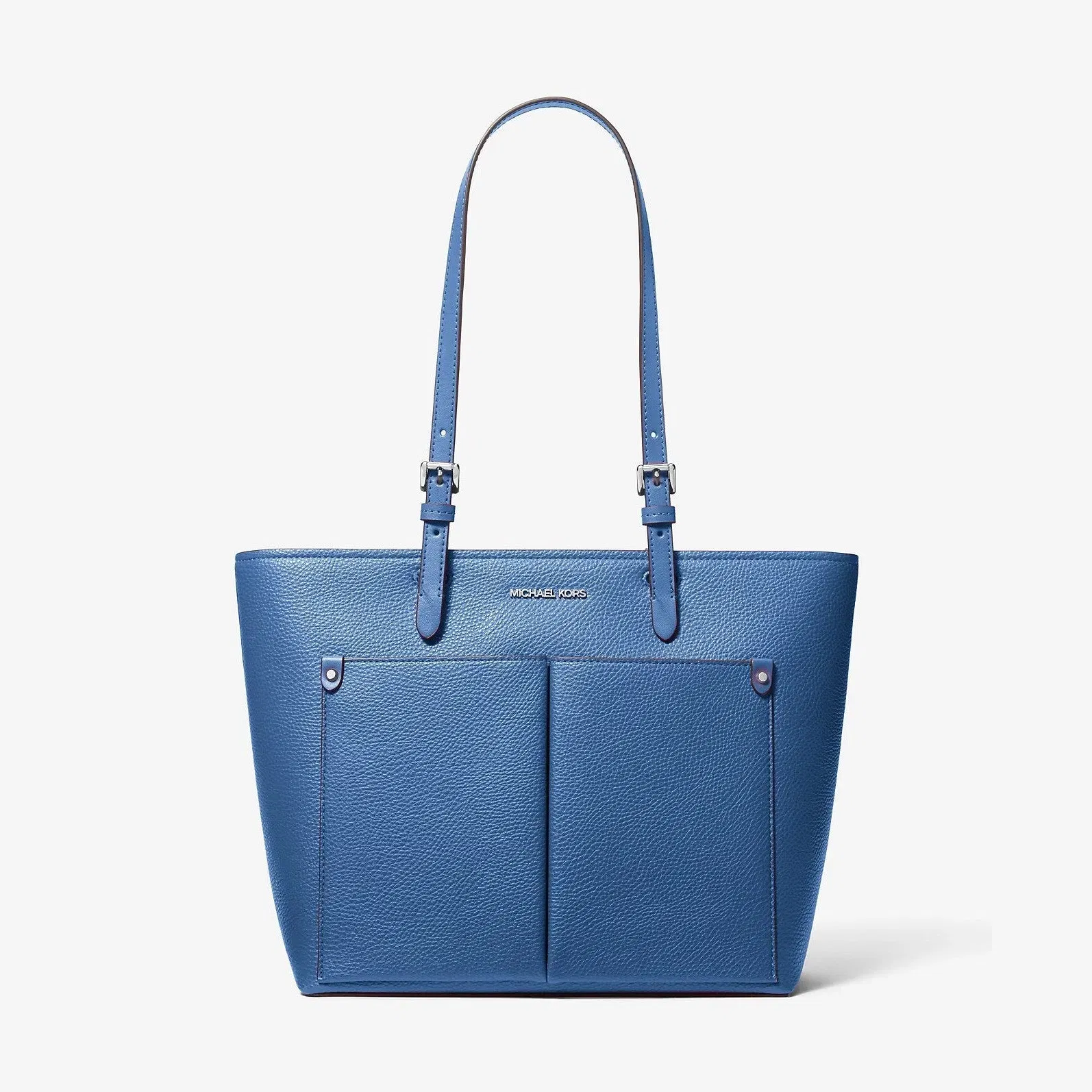 Michael Kors Jet Set Medium Pocket Tote Bag Galaxy Blue