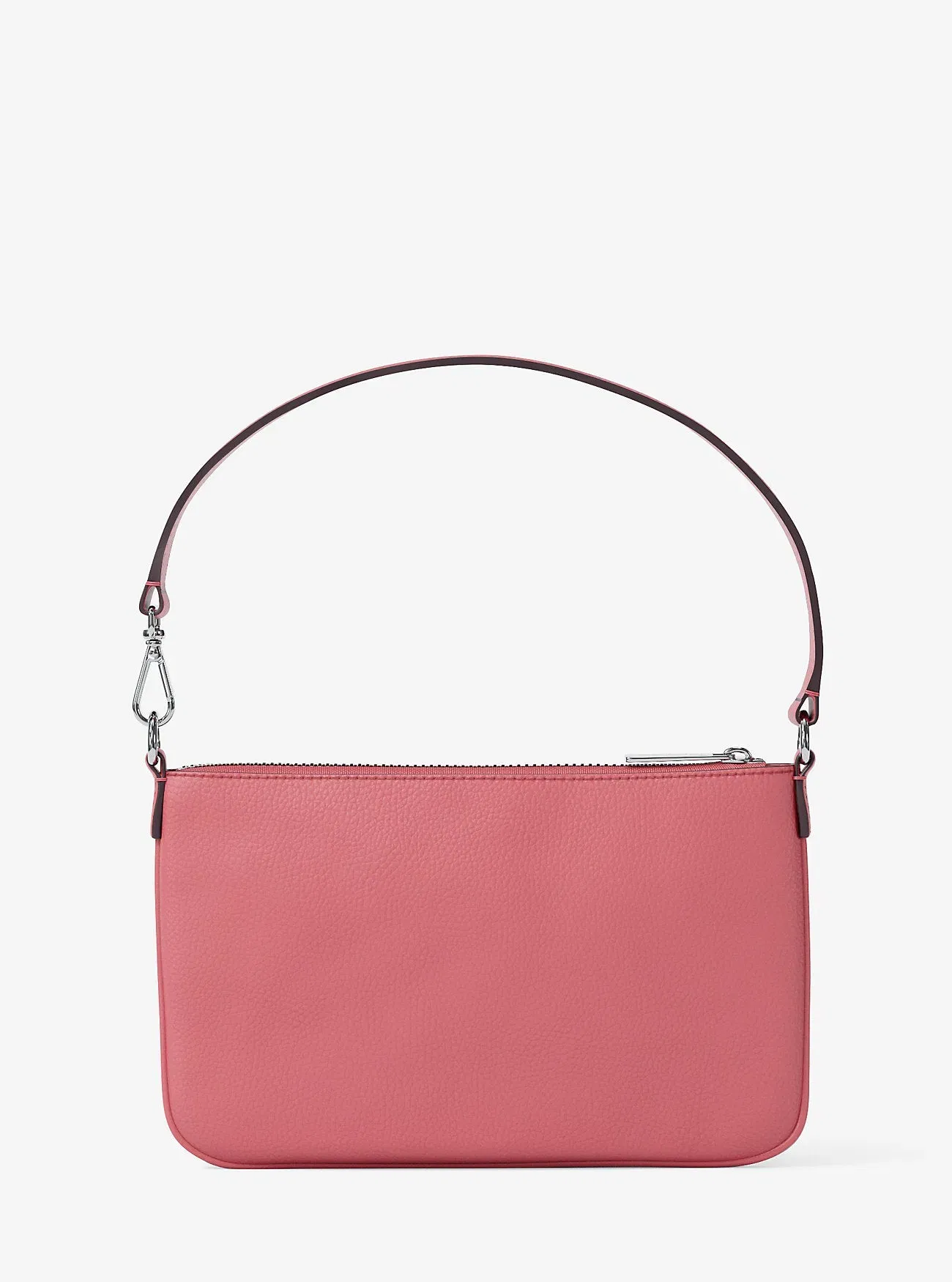 Michael Kors Jet Set Small Pebbled Leather Convertible Wristlet Hibiscus