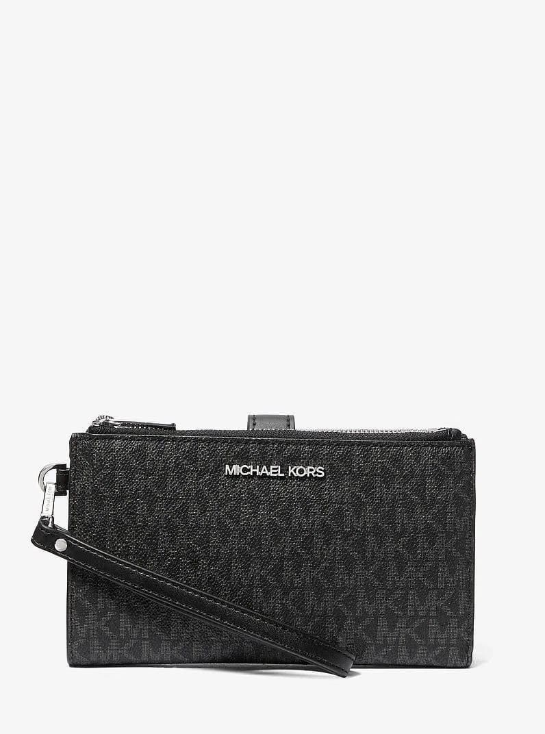Michael Kors Jet Set Logo Smartphone Wallet Black