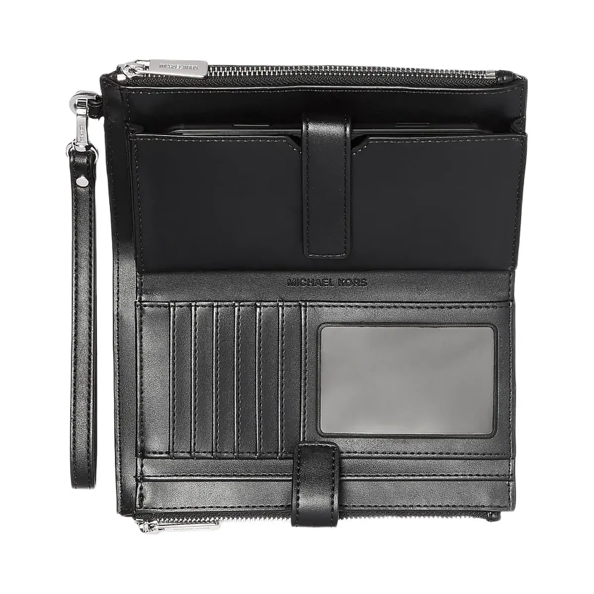 Michael Kors Jet Set Logo Smartphone Wallet Black