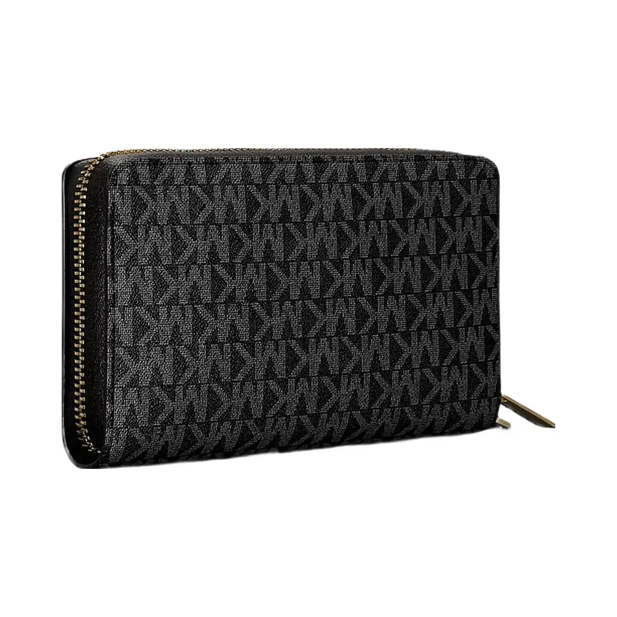 Michael Kors Jet Set Large Signature Logo Smartphone Wallet Black
