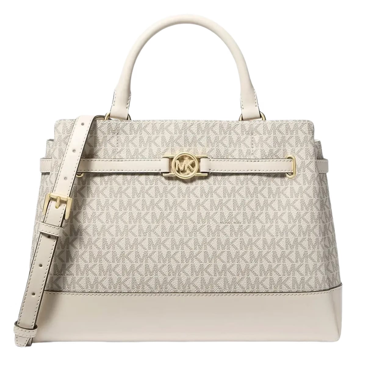 Michael Kors Reed Large Signature Logo Satchel Lt Crm Multi