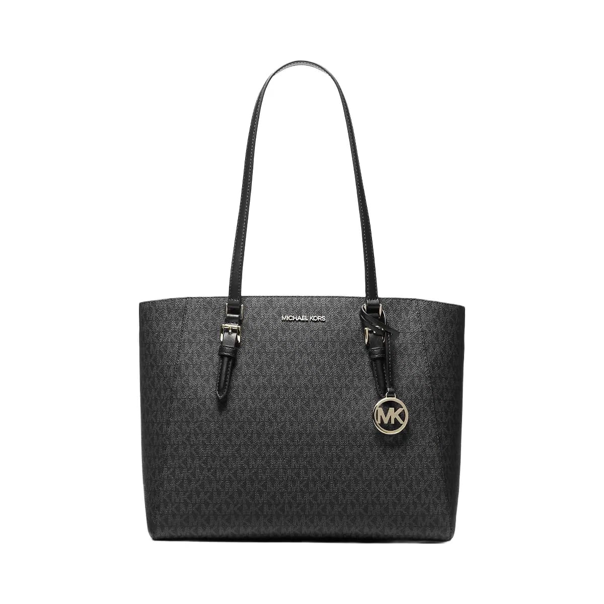 Michael Kors Charlotte Large 3-in-1 Signature Logo Tote Bag Black