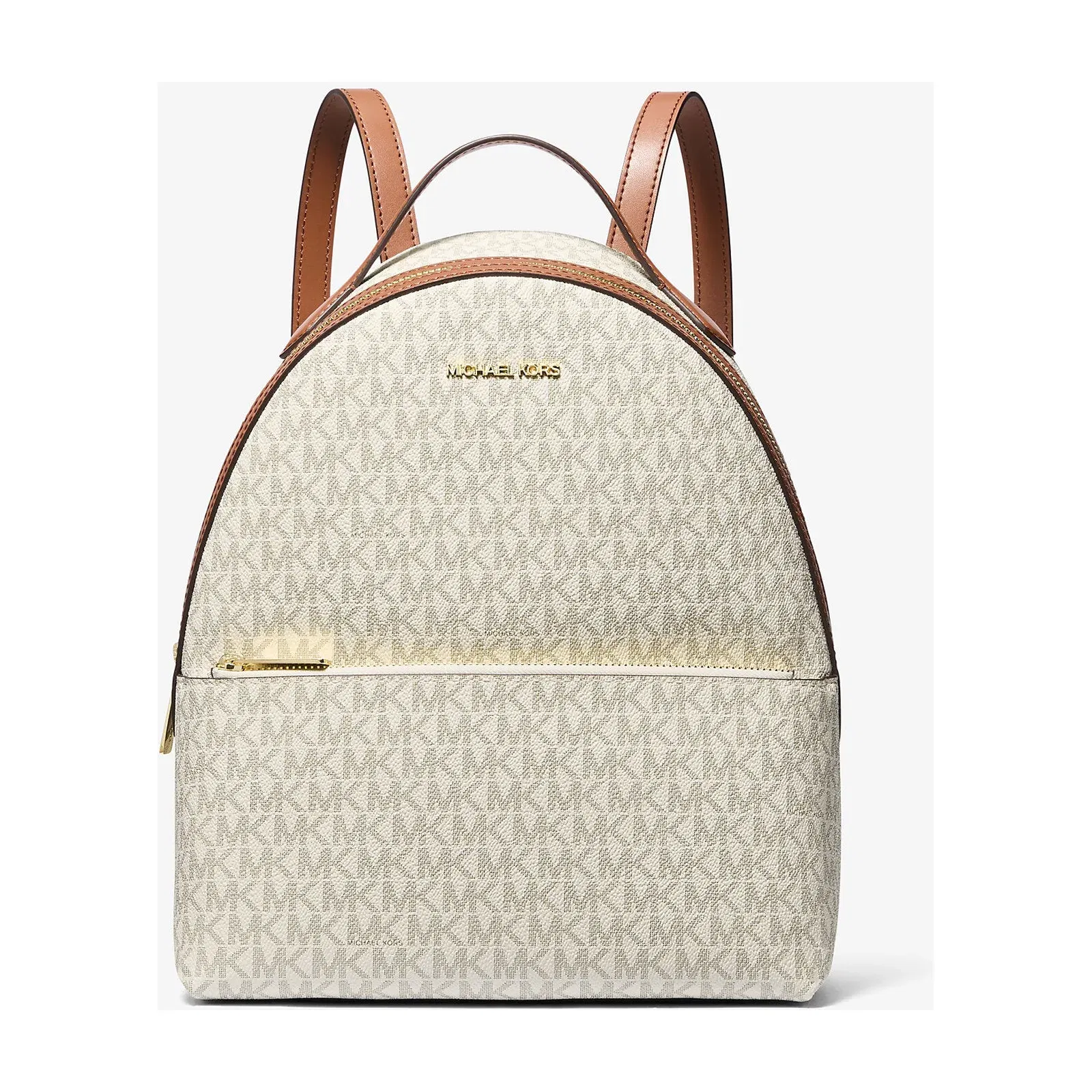Michael Kors Sheila Medium Logo Backpack Vanilla