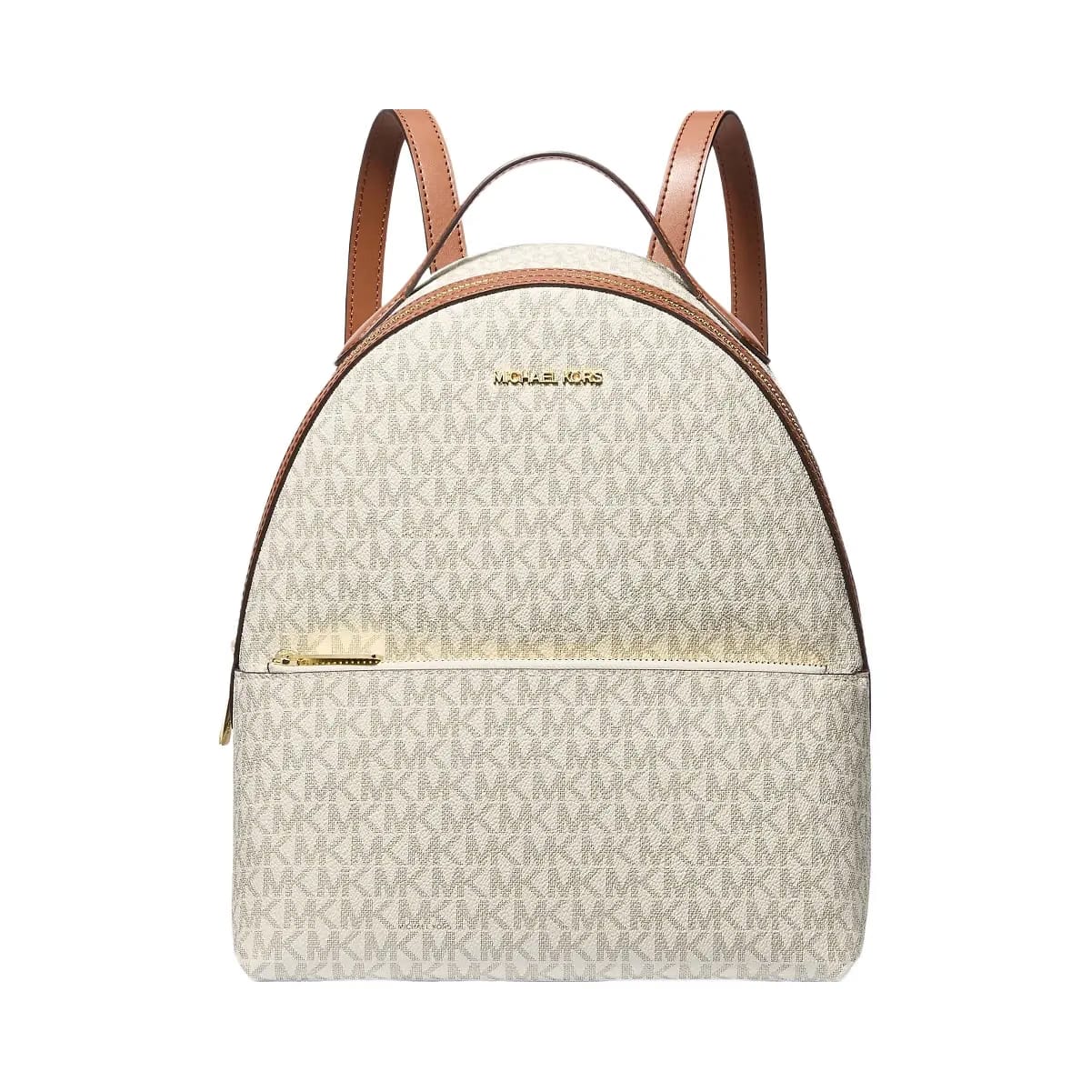 Michael Kors Sheila Medium Logo Backpack Vanilla