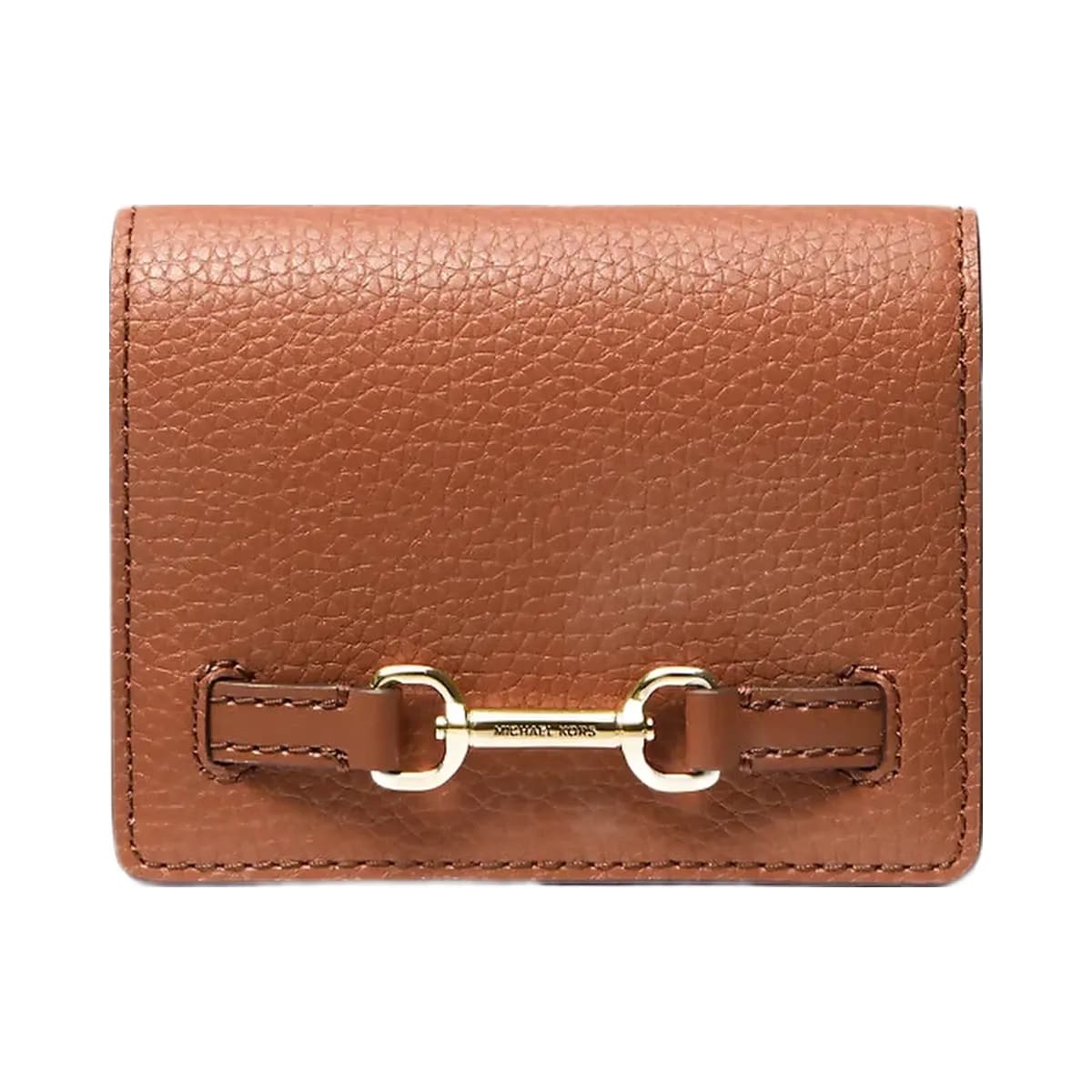 Michael Kors Carson Small Pebbled Leather Wallet Luggage
