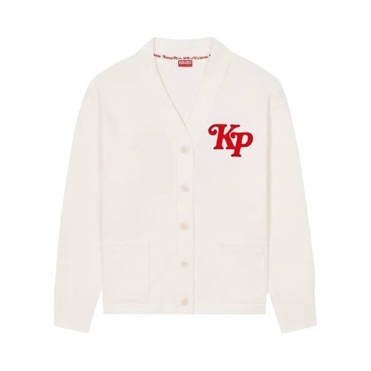 Kenzo x Verdy Embroidered Sweatshirt Cardigan Off White