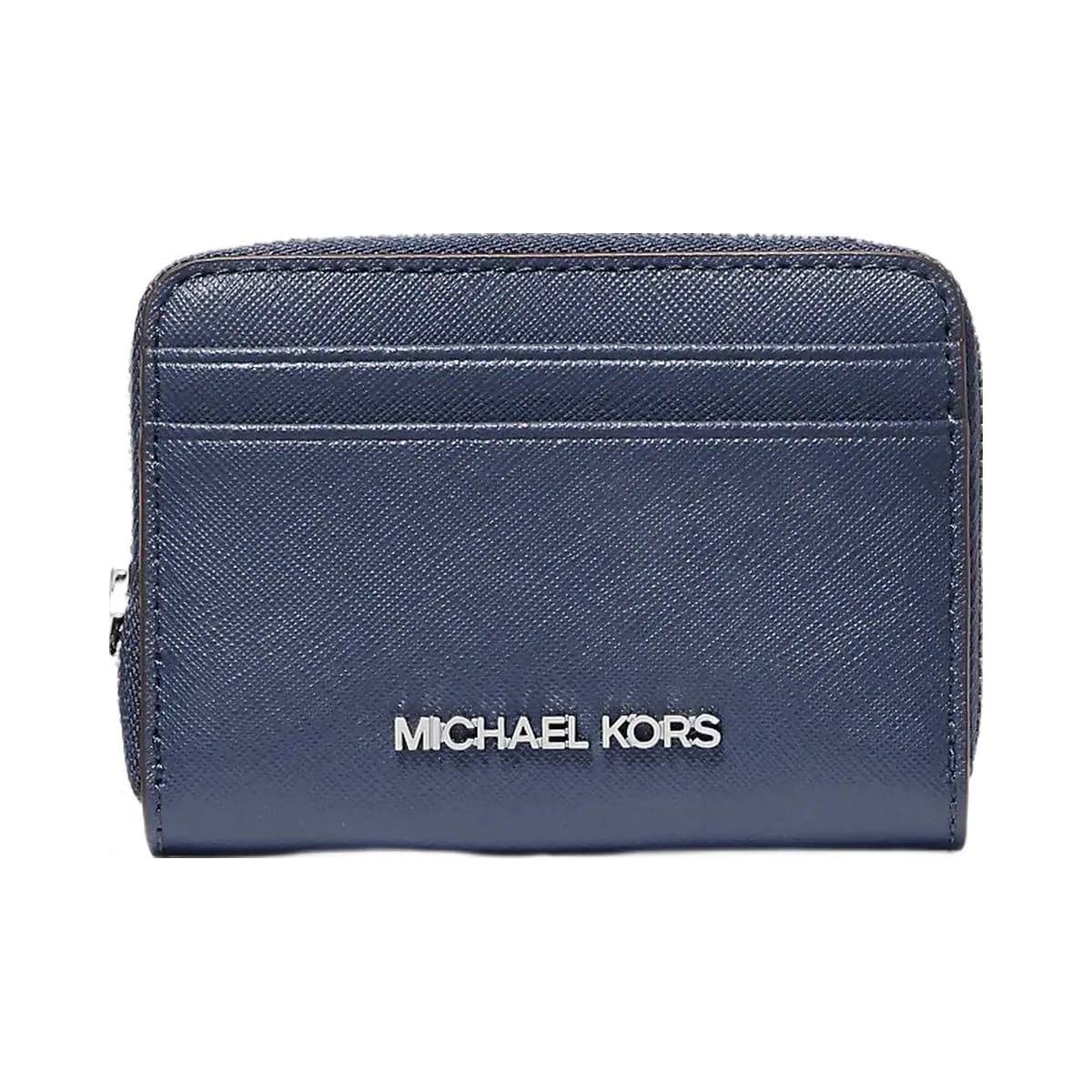 Michael Kors Jet Set Travel Medium Saffiano Leather Wallet Navy