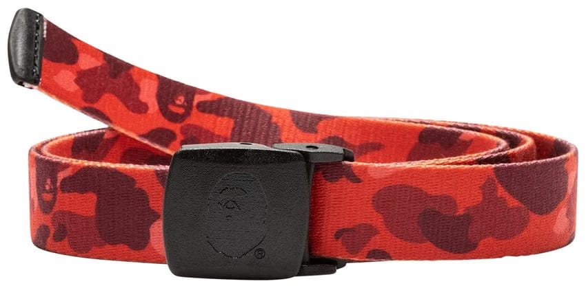 BAPE Color Camo Gi Belt Red