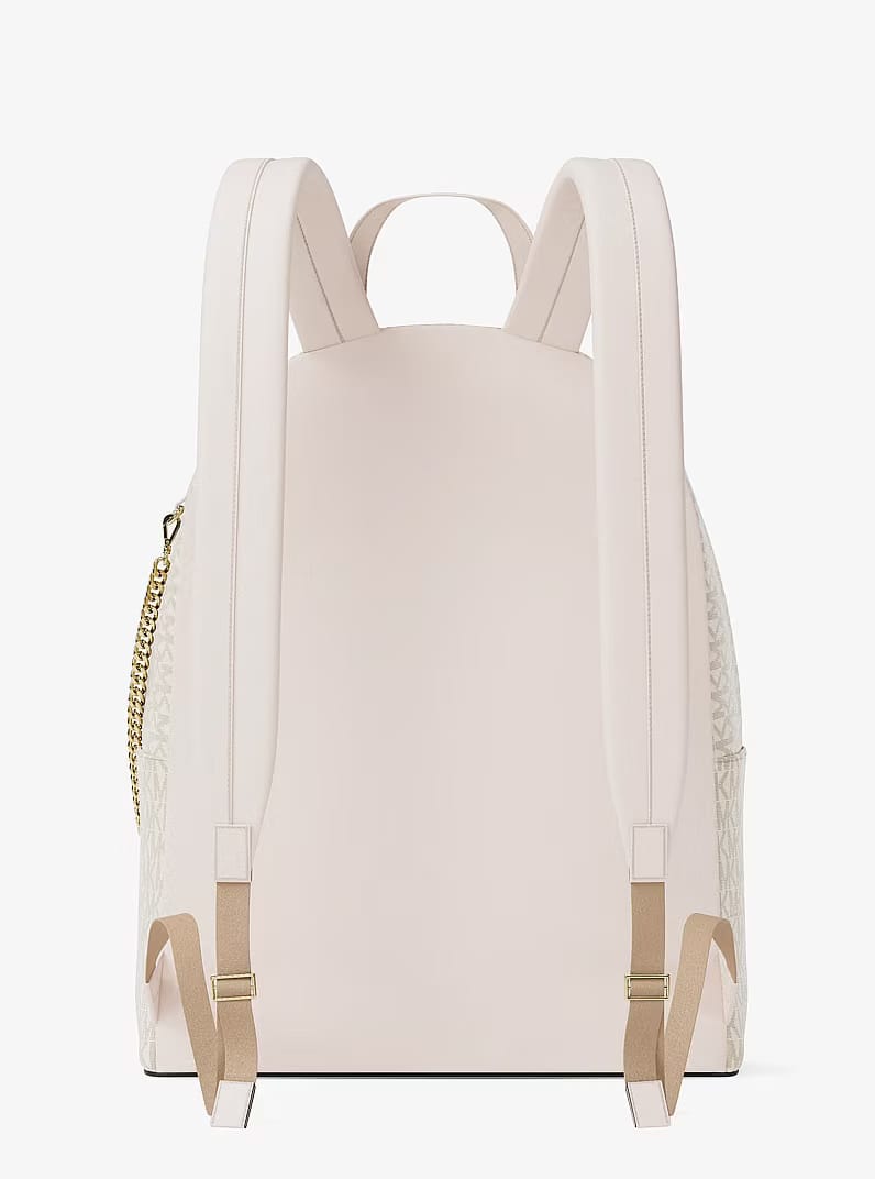 Michael Kors Slater Medium Signature Logo Backpack Lt Crm Multi