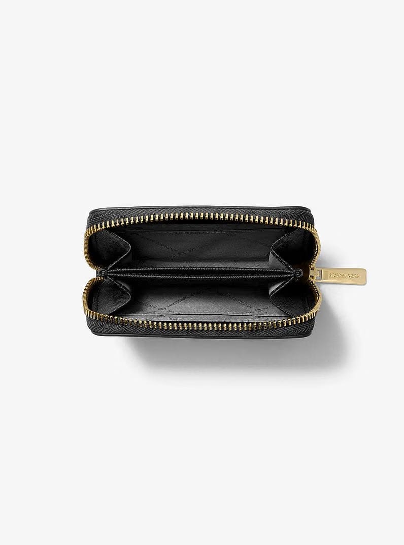 Michael Kors Jet Set Travel Medium Saffiano Leather Wallet Black