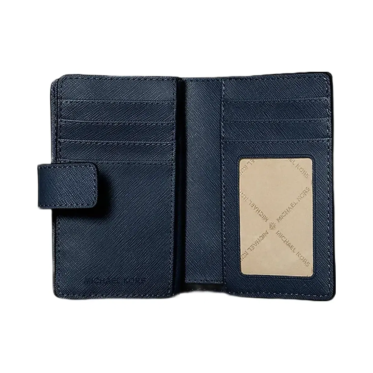Michael Kors Medium Saffiano Leather Wallet Navy