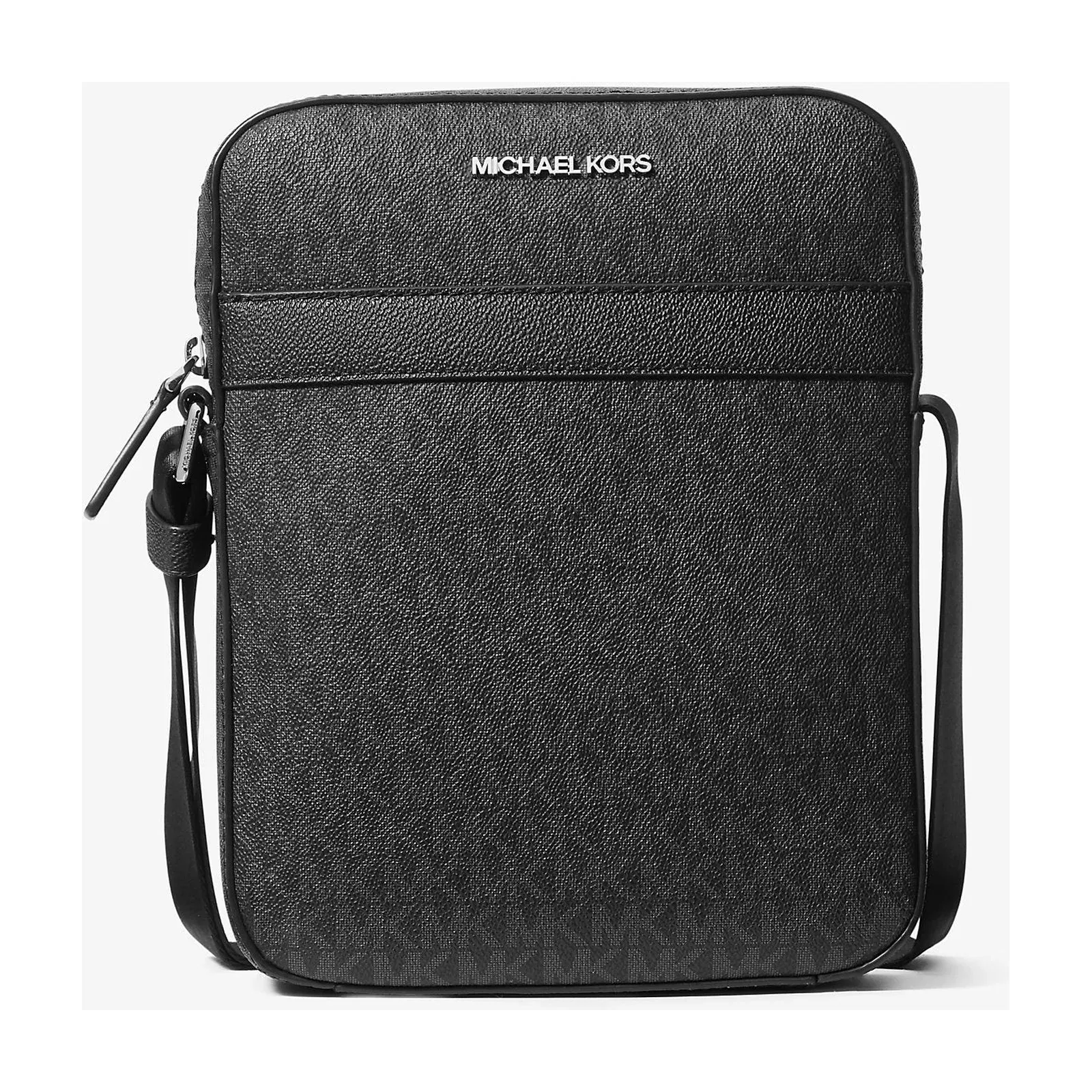 Michael Kors Cooper Signature Logo Flight Bag Black